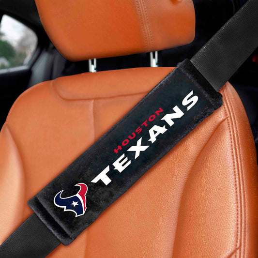 Houston Texans Embroidered Seatbelt Pad - 2 Pieces - Houston Texans