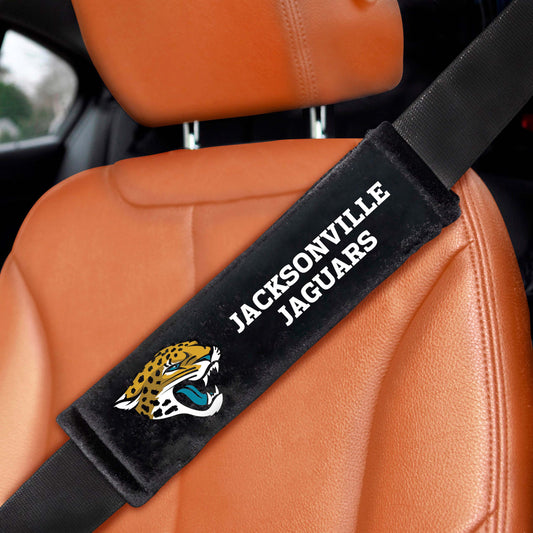 Jacksonville Jaguars Embroidered Seatbelt Pad - 2 Pieces - Jacksonville Jaguars