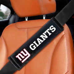 New York Giants Embroidered Seatbelt Pad - 2 Pieces - New York Giants