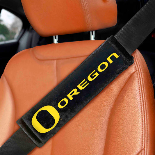 Oregon Ducks Embroidered Seatbelt Pad - 2 Pieces - Oregon