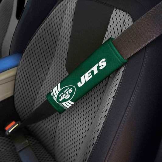 New York Jets Team Color Rally Seatbelt Pad - 2 Pieces - New York Jets