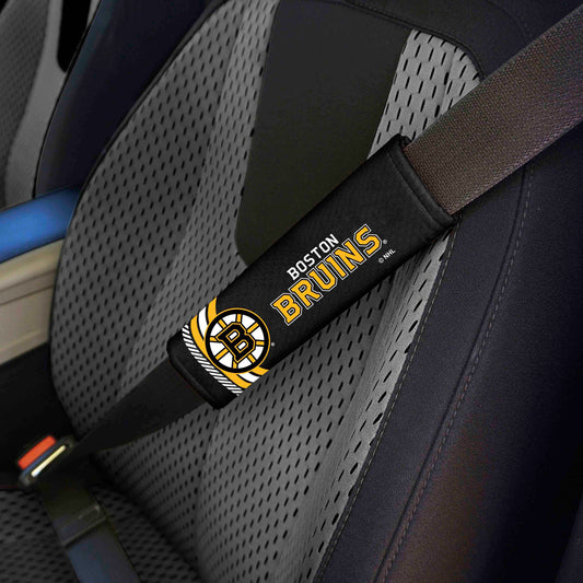 Boston Bruins Team Color Rally Seatbelt Pad - 2 Pieces - Boston Bruins