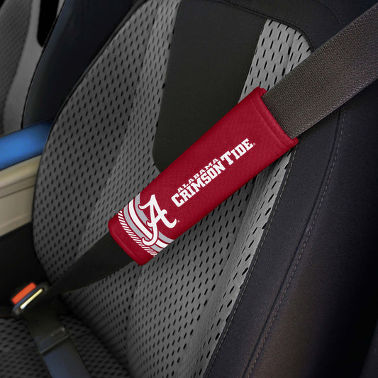 Alabama Crimson Tide Team Color Rally Seatbelt Pad - 2 Pieces - Alabama