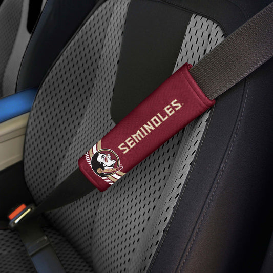 Florida State Seminoles Team Color Rally Seatbelt Pad - 2 Pieces - Florida State