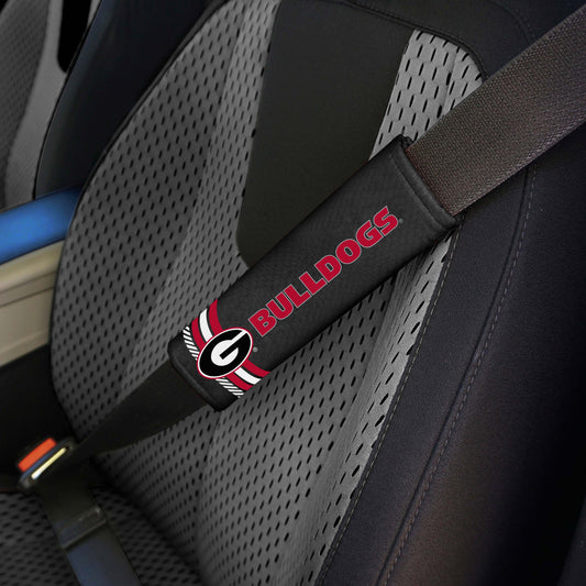 Georgia Bulldogs Team Color Rally Seatbelt Pad - 2 Pieces - Georgia