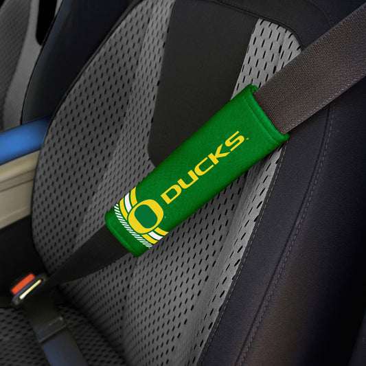 Oregon Ducks Team Color Rally Seatbelt Pad - 2 Pieces - Oregon