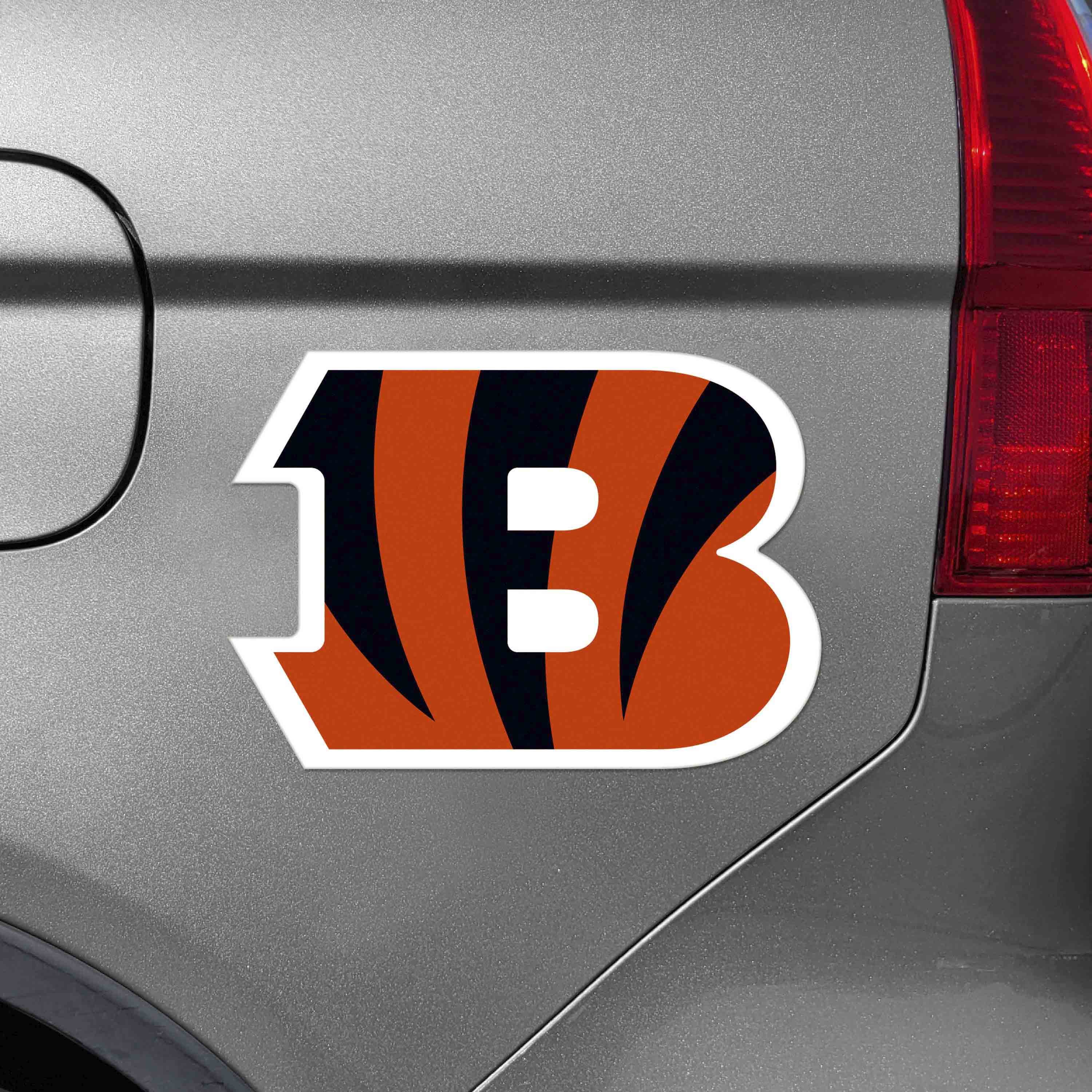 Cincinnati Bengals Large Team Logo Magnet 10" (8.7329"x8.3078") - Cincinnati Bengals