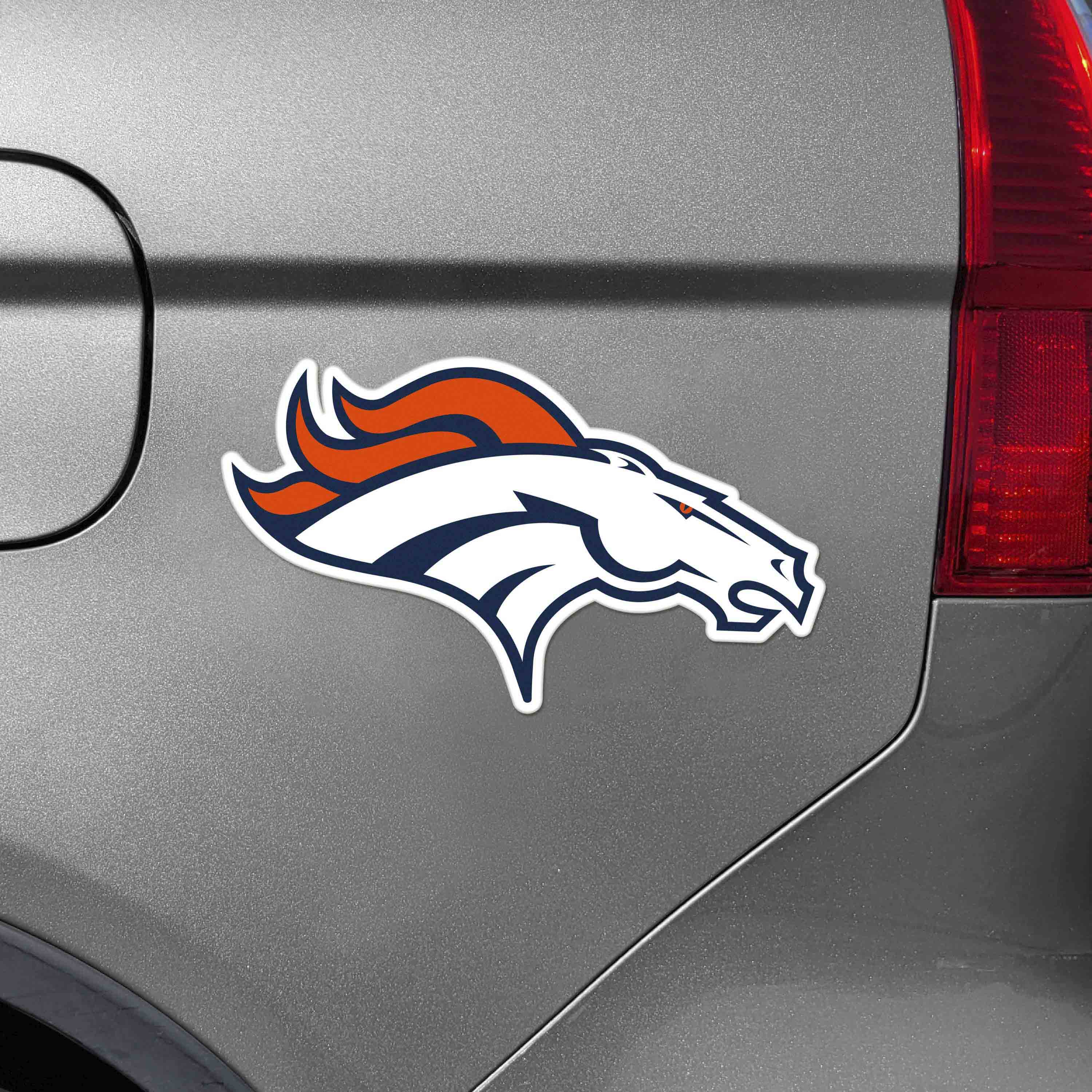 Denver Broncos Large Team Logo Magnet 10" (8.7329"x8.3078") - Denver Broncos