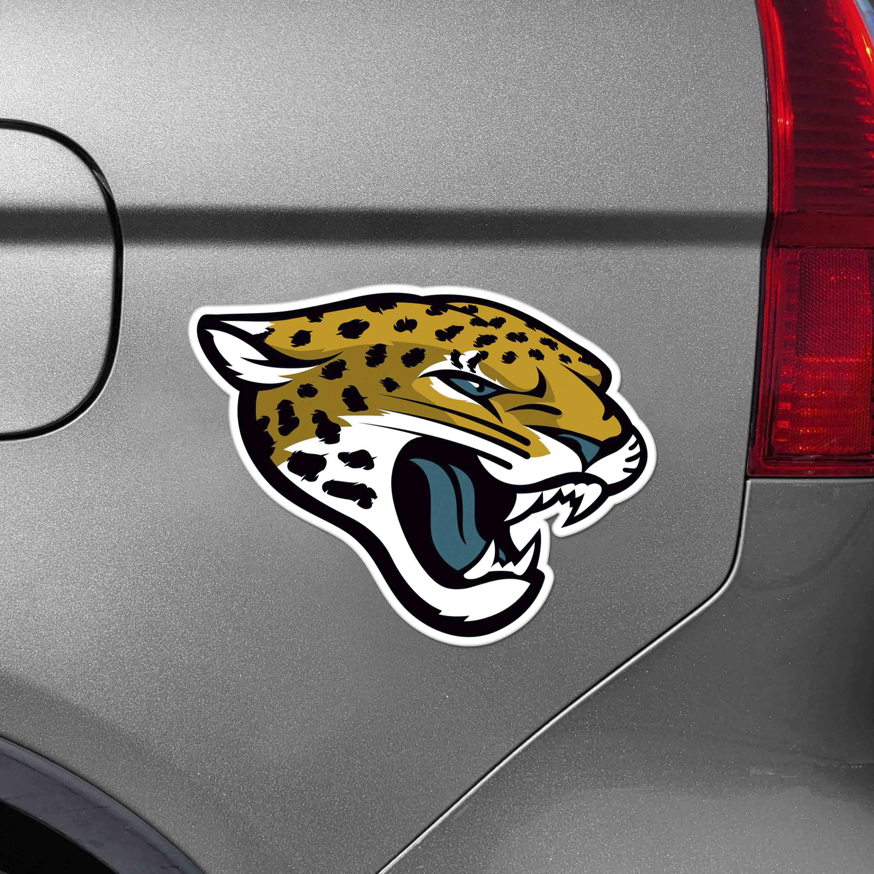 Jacksonville Jaguars Large Team Logo Magnet 10" (8.7329"x8.3078") - Jacksonville Jaguars