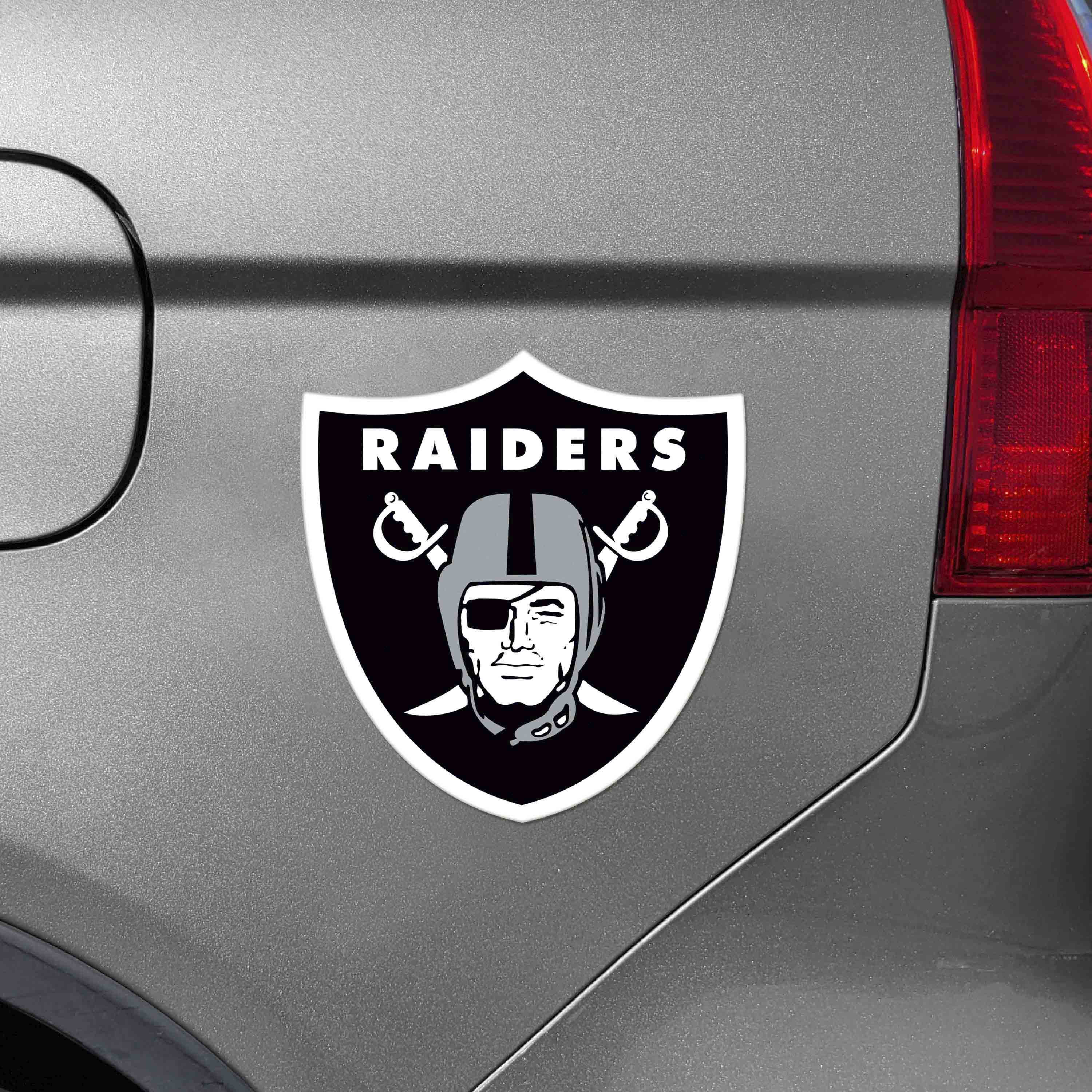 Las Vegas Raiders Large Team Logo Magnet 10" (8.7329"x8.3078") - Las Vegas Raiders