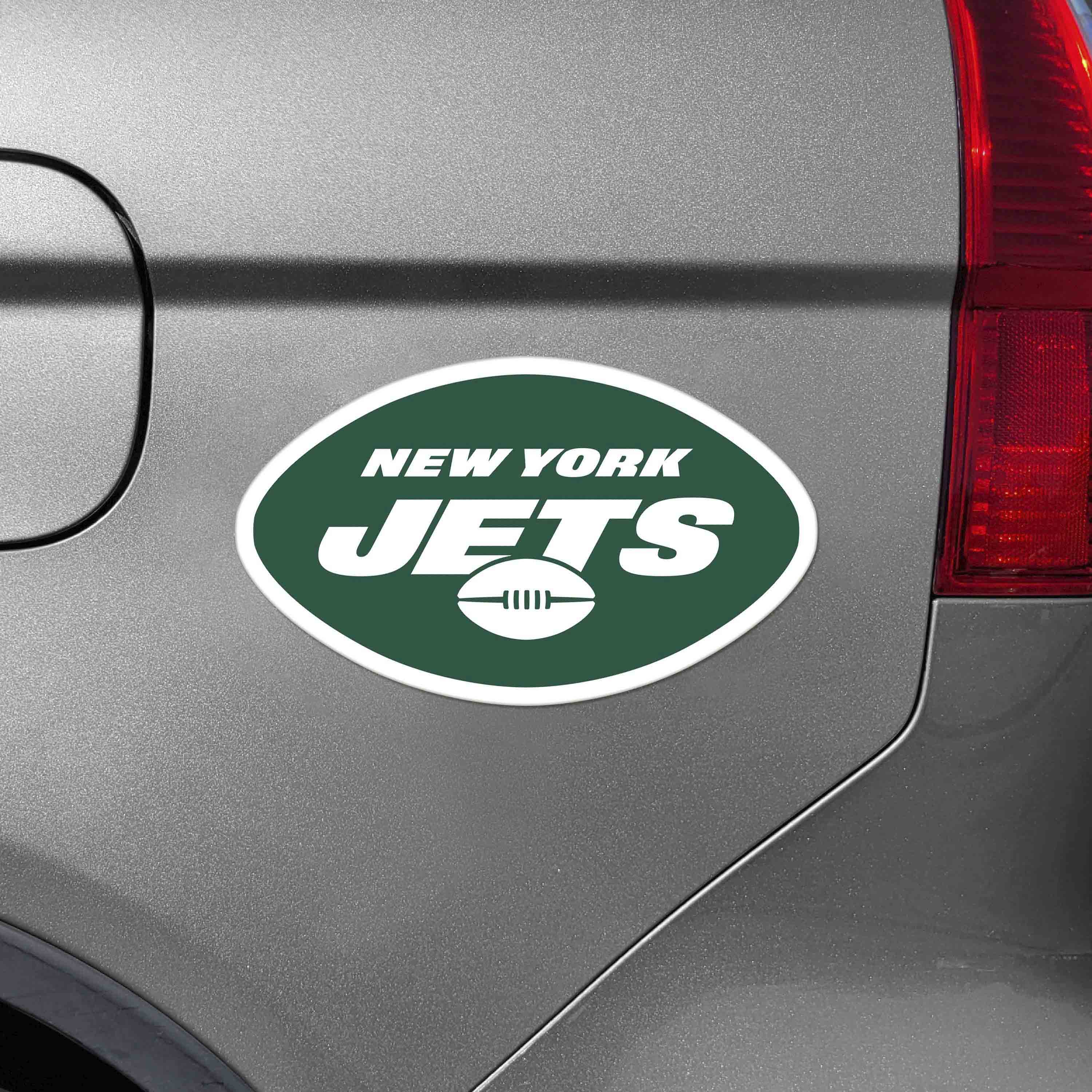 New York Jets Large Team Logo Magnet 10" (8.7329"x8.3078") - New York Jets