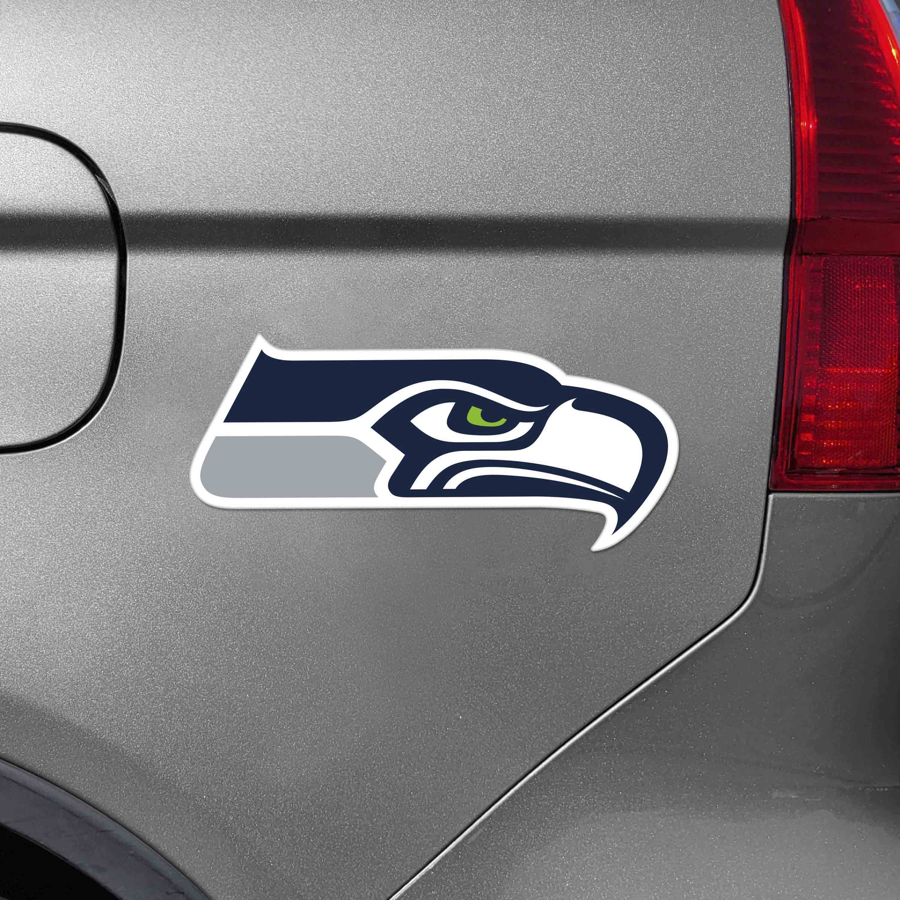 Seattle Seahawks Large Team Logo Magnet 10" (8.7329"x8.3078") - Seattle Seahawks