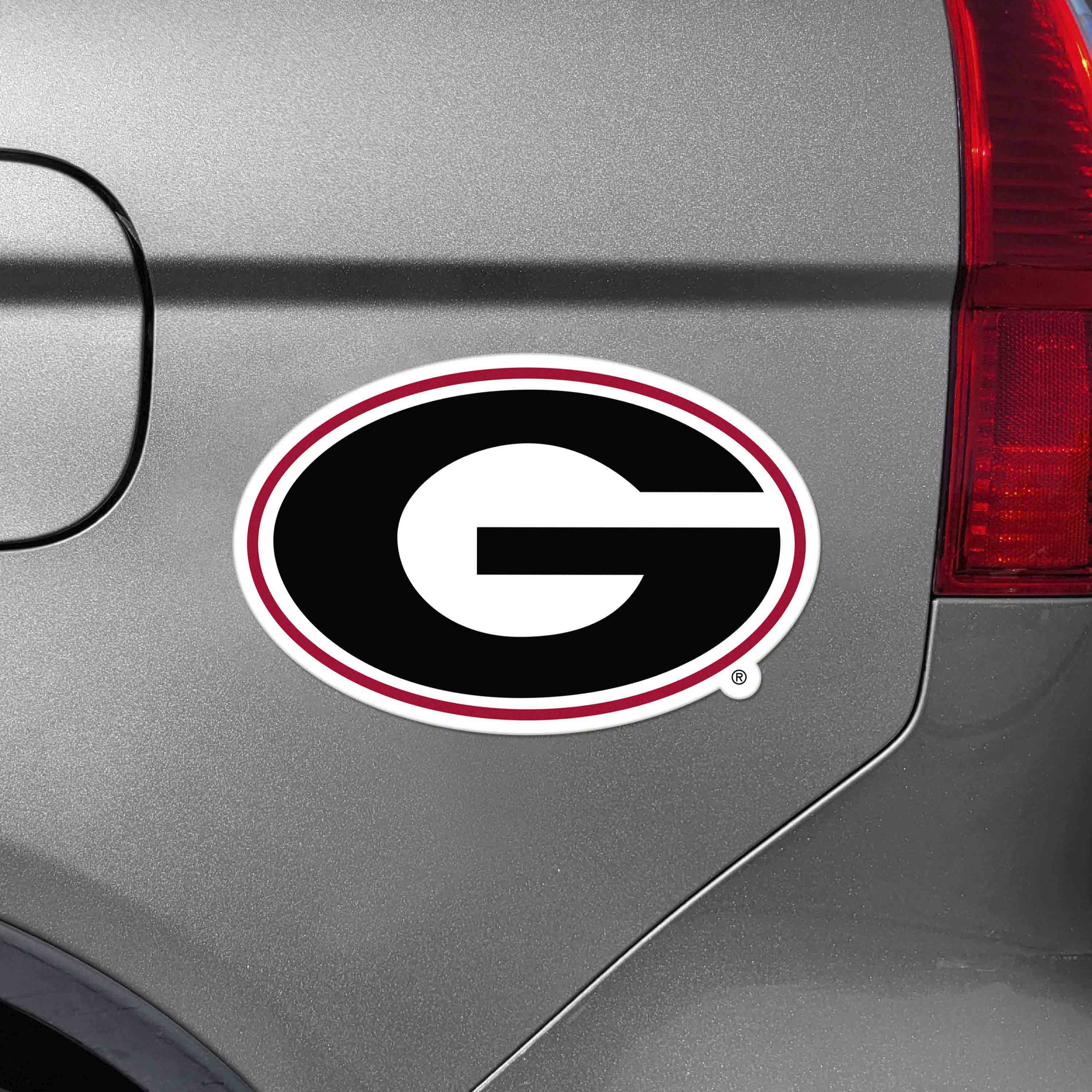 Georgia Bulldogs Large Team Logo Magnet 10" (8.7329"x8.3078") - Georgia