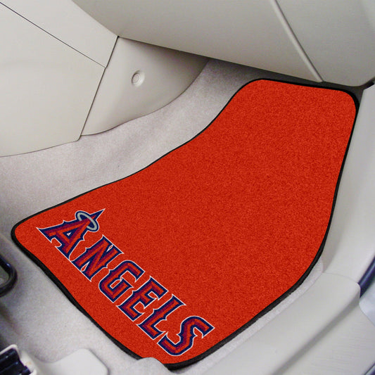 Los Angeles Angels Front Carpet Car Mat Set - 2 Pieces - Los Angeles Angels