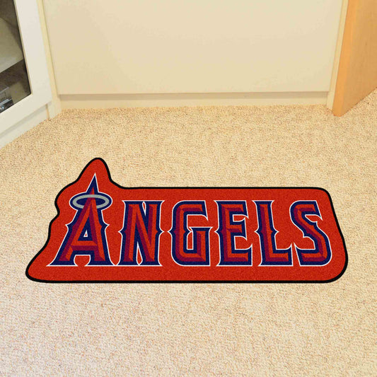 Los Angeles Angels Mascot Rug "Angels" Wordmark - Los Angeles Angels