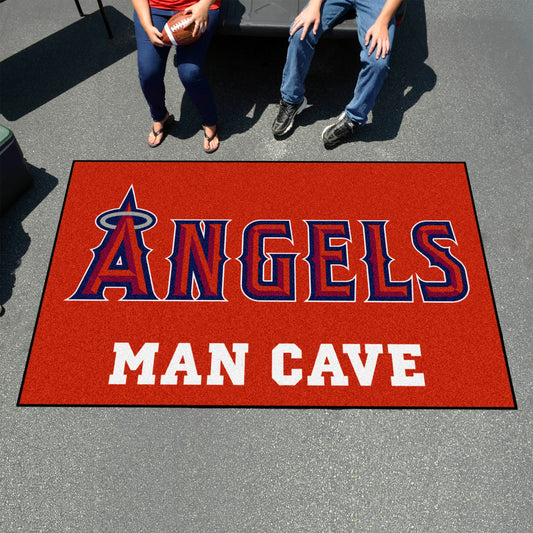 Los Angeles Angels Man Cave Ulti-Mat Rug - 5ft. x 8ft. - Los Angeles Angels