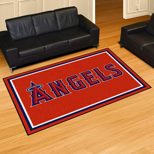 Los Angeles Angels 5ft. x 8 ft. Plush Area Rug - Los Angeles Angels