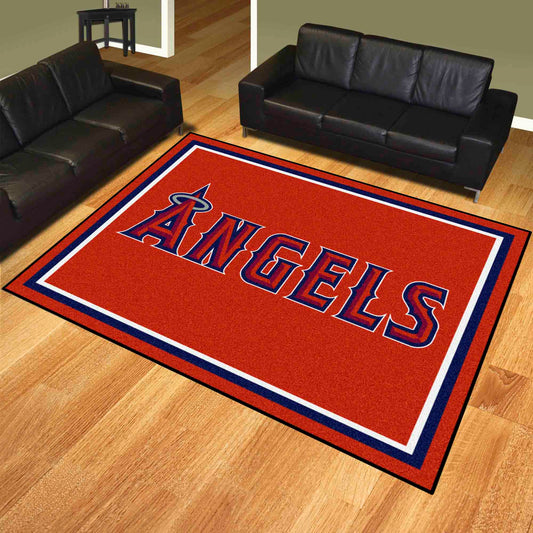Los Angeles Angels 8ft. x 10 ft. Plush Area Rug - Los Angeles Angels
