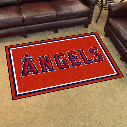 Los Angeles Angels 4ft. x 6ft. Plush Area Rug - Los Angeles Angels