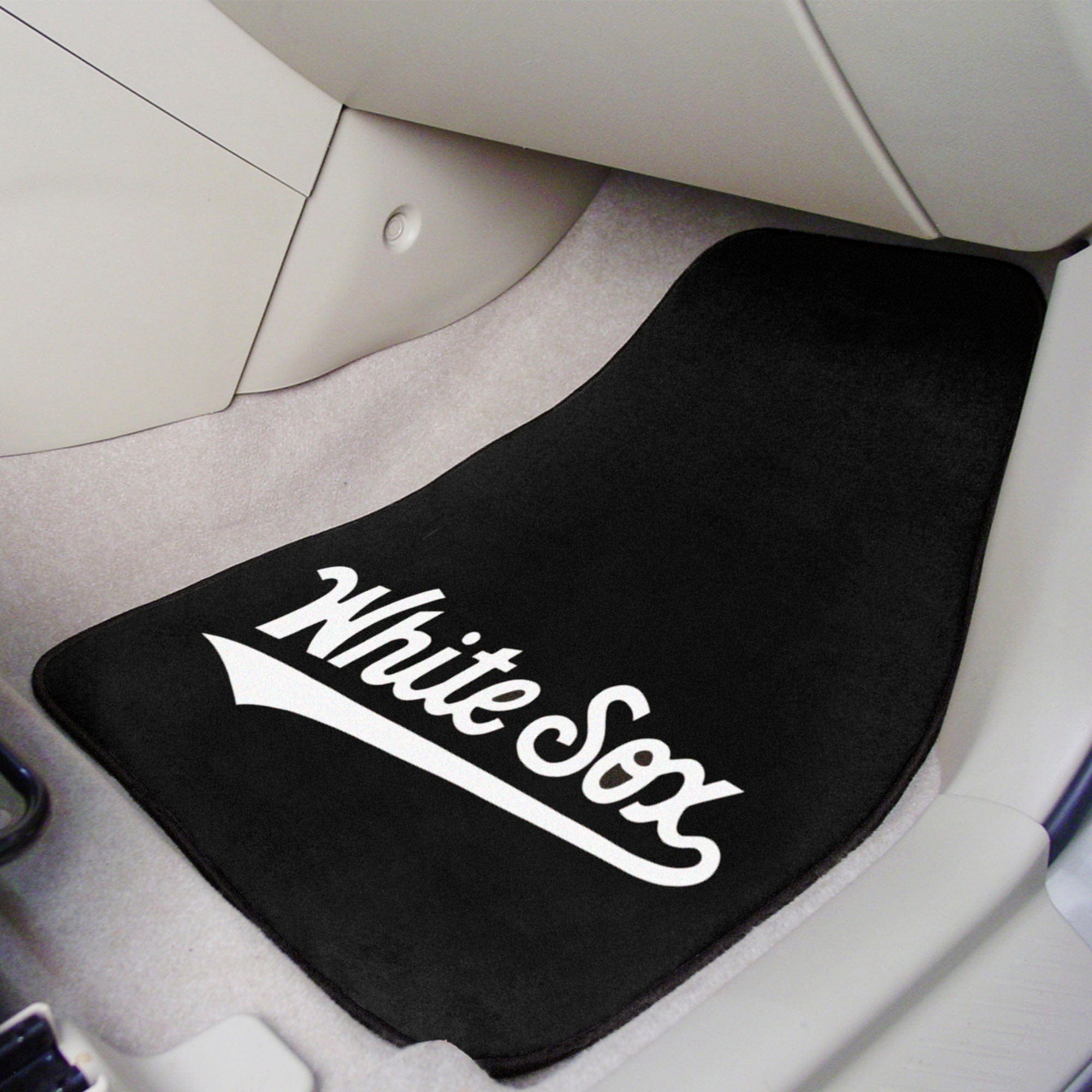Chicago White Sox Front Carpet Car Mat Set - 2 Pieces - Chicago White Sox