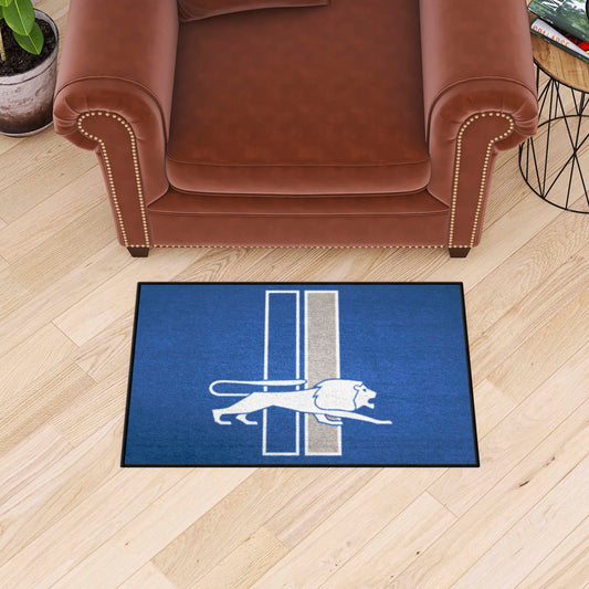 Detroit Lions Starter Mat Accent Rug - 19in. x 30in., NFL Vintage - Detroit Lions