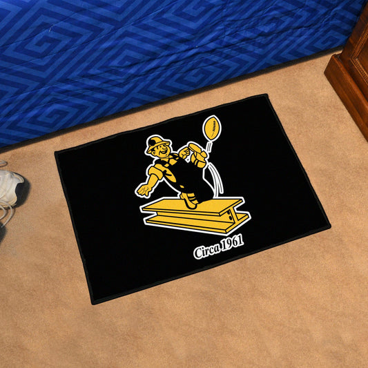 Pittsburgh Steelers Starter Mat Accent Rug - 19in. x 30in., NFL Vintage - Pittsburgh Steelers