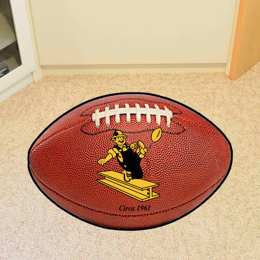 Pittsburgh Steelers Football Rug - 20.5in. x 32.5in., NFL Vintage - Pittsburgh Steelers