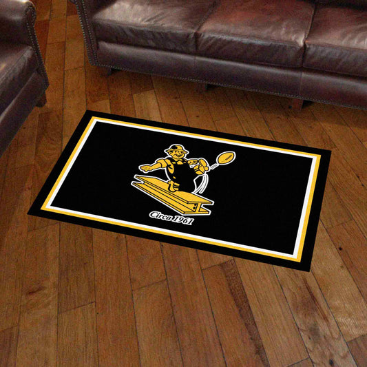 Pittsburgh Steelers 3ft. x 5ft. Plush Area Rug, NFL Vintage - Pittsburgh Steelers