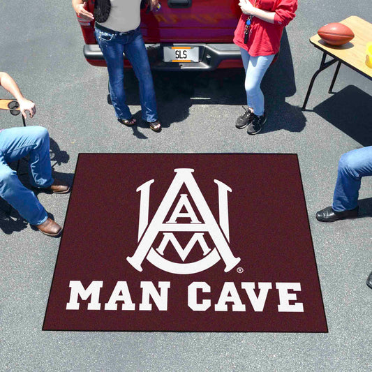 Alabama A&M Bulldogs Man Cave Tailgater Rug - 5ft. x 6ft. - Alabama A&M