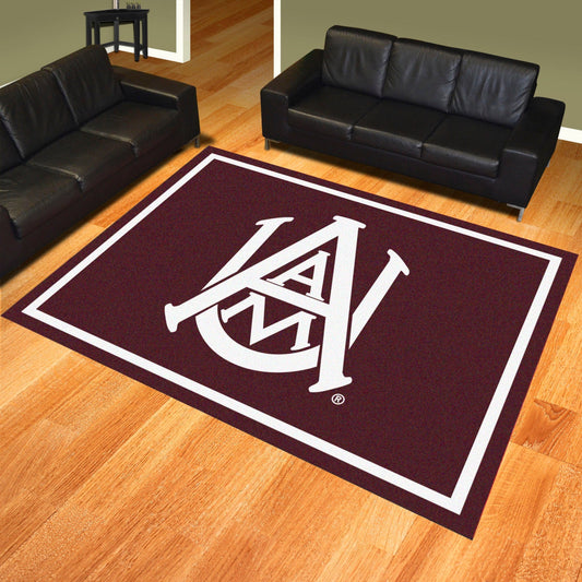 Alabama A&M Bulldogs 8ft. x 10 ft. Plush Area Rug - Alabama A&M