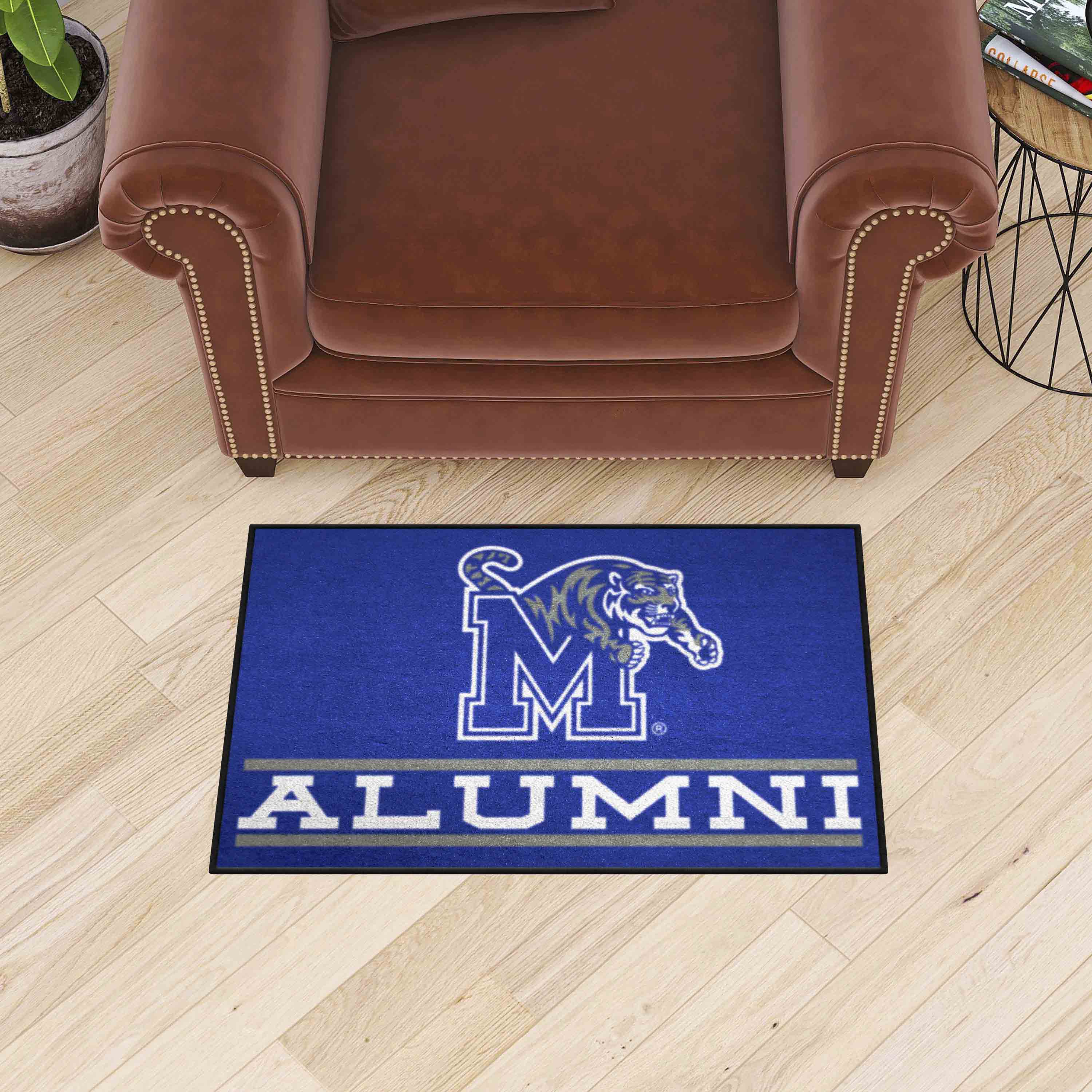 Memphis Tigers Starter Mat Accent Rug - 19in. x 30in. Alumni Starter Mat - Memphis