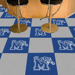 Memphis Tigers Team Carpet Tiles - 45 Sq Ft. - Memphis