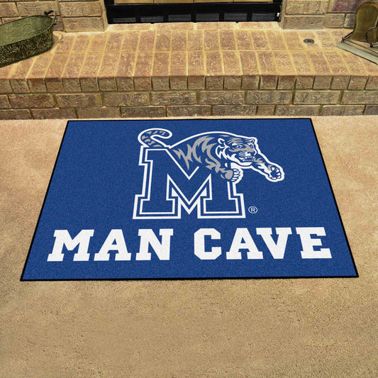 Memphis Tigers Man Cave All-Star Rug - 34 in. x 42.5 in. - Memphis