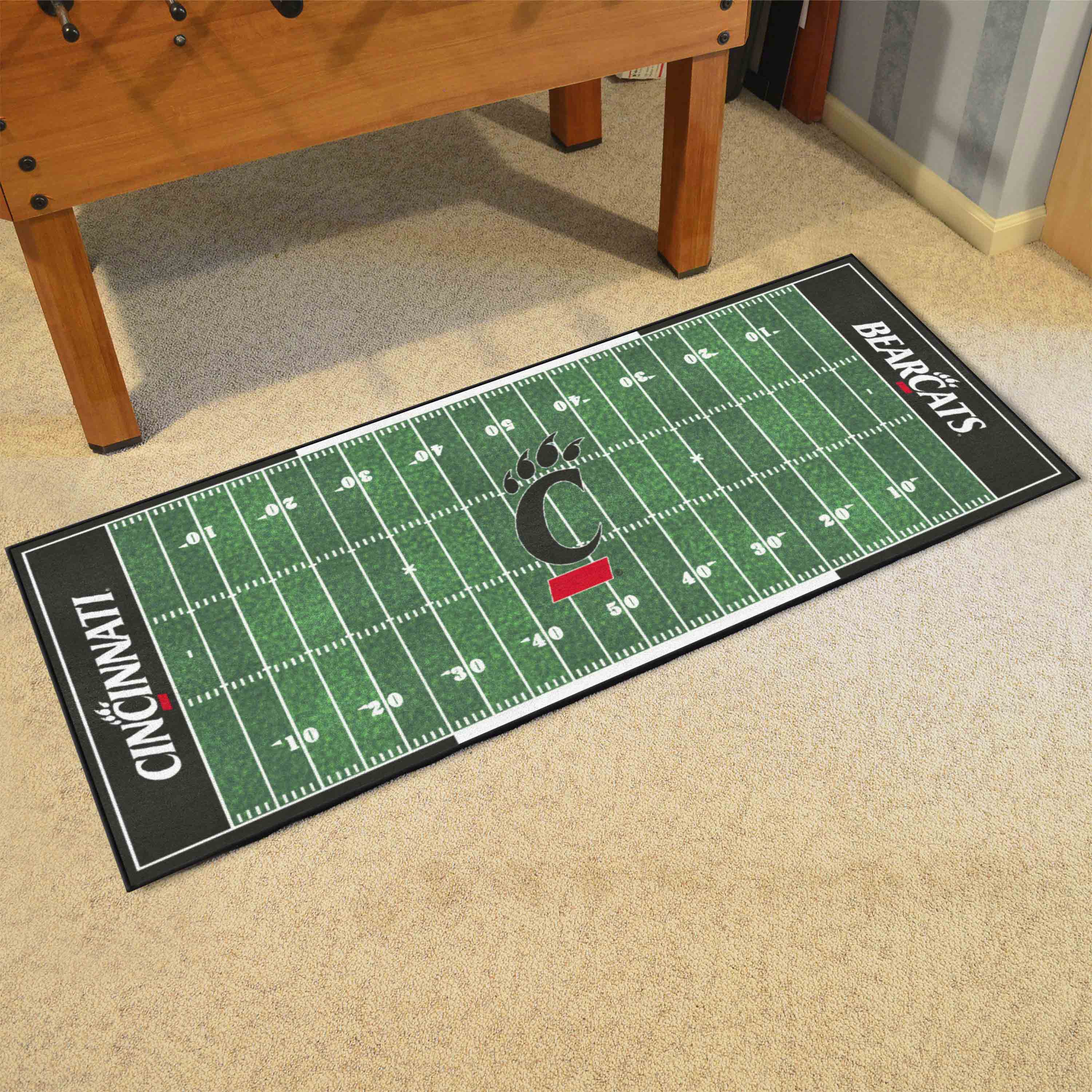 Cincinnati Bearcats Field Runner Mat - 30in. x 72in. - Cincinnati