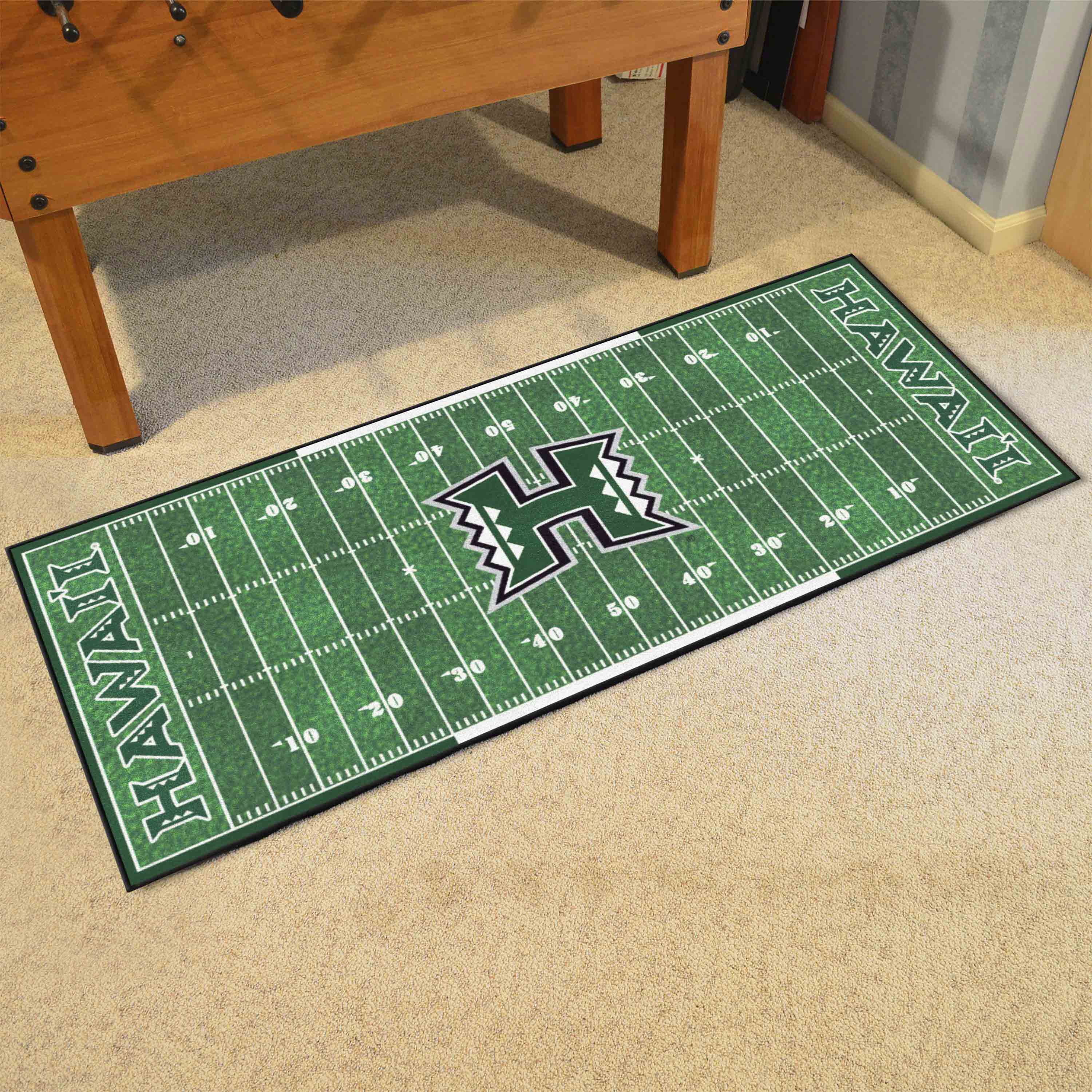 Hawaii Rainbows Field Runner Mat - 30in. x 72in. - Hawaii