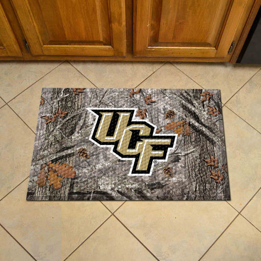 Central Florida Knights Rubber Scraper Door Mat Camo - Central Florida