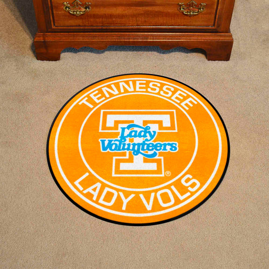 Tennessee Volunteers Roundel Rug - 27in. Diameter, Lady Volunteers - Tennessee