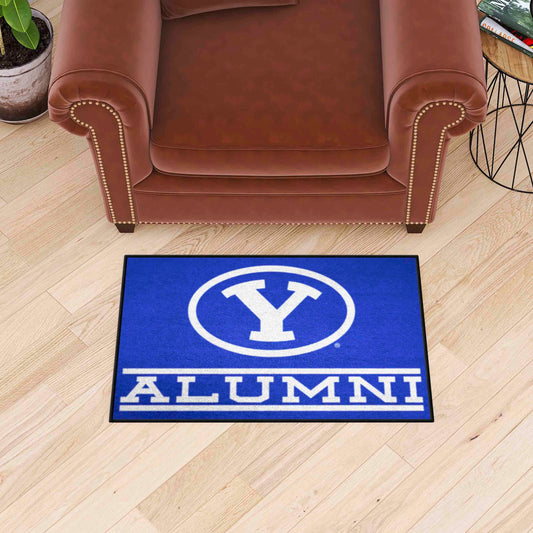 BYU Cougars Starter Mat Accent Rug - 19in. x 30in. Alumni Starter Mat - BYU