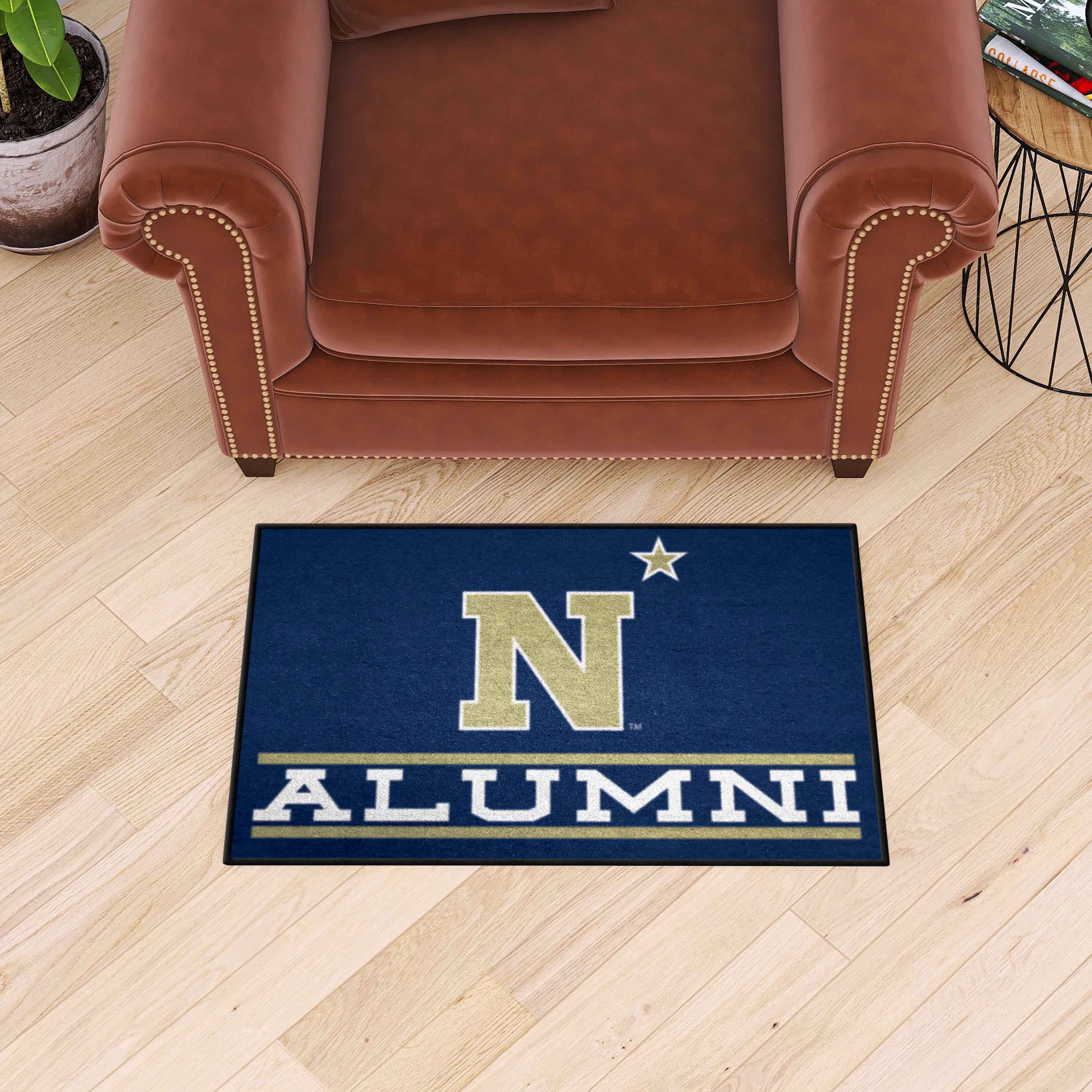 Naval Academy Starter Mat Accent Rug - 19in. x 30in. Alumni Starter Mat - Naval Academy