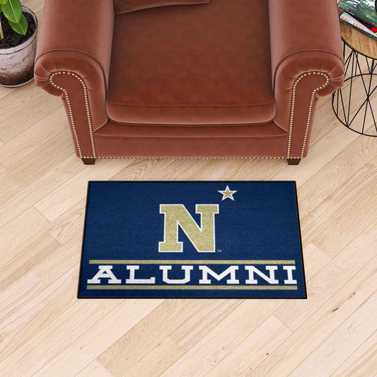 Naval Academy Starter Mat Accent Rug - 19in. x 30in. Alumni Starter Mat - Naval Academy