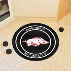 Arkansas Hockey Puck Rug - 27in. Diameter - Arkansas
