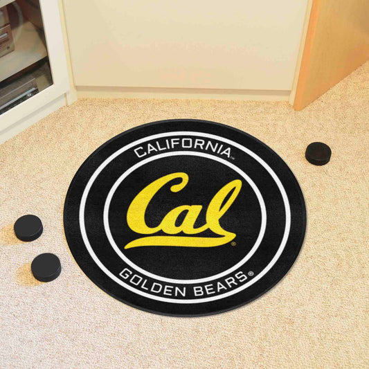 Cal Hockey Puck Rug - 27in. Diameter - Cal