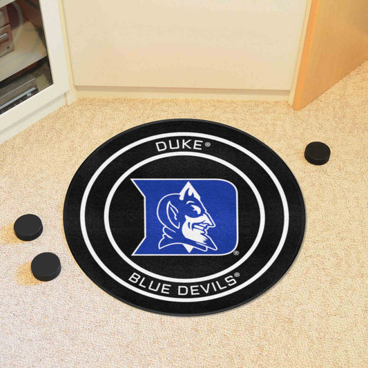 Duke Hockey Puck Rug - 27in. Diameter - Duke