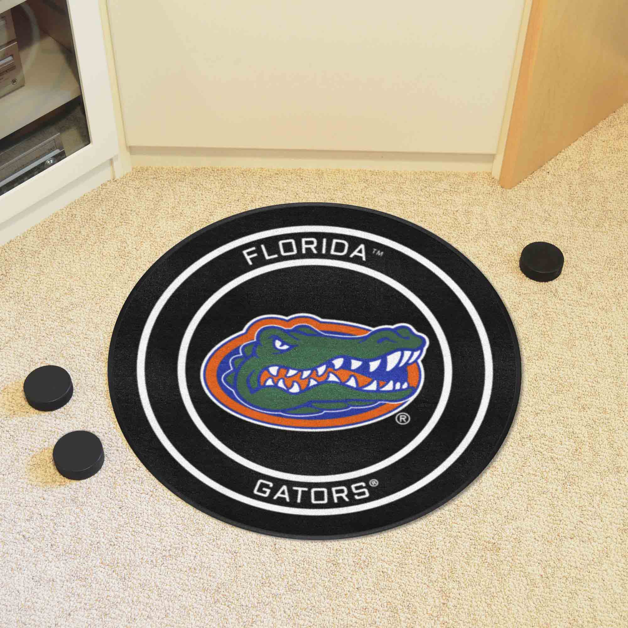 Florida Hockey Puck Rug - 27in. Diameter - Florida