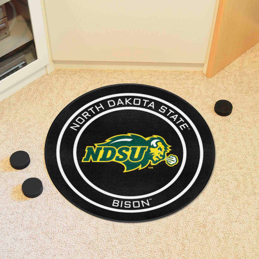 North Dakota State Hockey Puck Rug - 27in. Diameter - North Dakota State