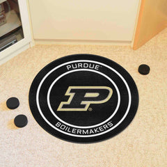 Purdue Hockey Puck Rug - 27in. Diameter - Purdue