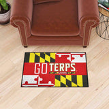 Maryland Terrapins Slogan Starter Mat Accent Rug - 19in. x 30in. - Maryland