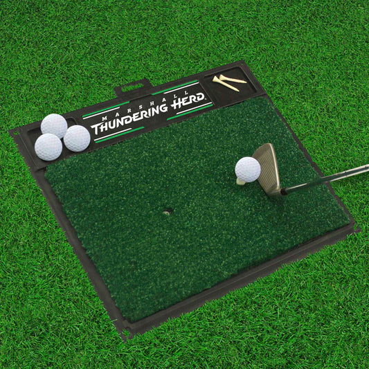 Marshall Thundering Herd Golf Hitting Mat - Marshall