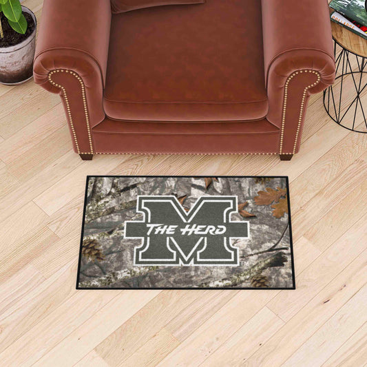 Marshall Thundering Herd Camo Starter Mat Accent Rug - 19in. x 30in. - Marshall