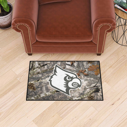 Louisville Cardinals Camo Starter Mat Accent Rug - 19in. x 30in. - Louisville